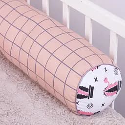 Захисні валики-бортики MirSon Kids Time 18-0004 Pink Cactus, рожеві, 2 шт. - мініатюра 4
