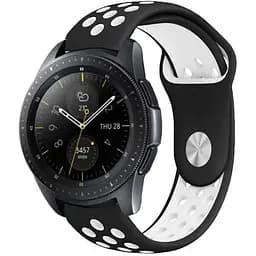 Спортивний ремінець Primo Perfor Sport годинника для Samsung Galaxy Watch 42 мм (SM-R810) Black White