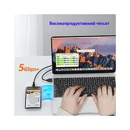 Кишеня зовнішня Maiwo 2.5" SATA/SSD HDD - USB3.0 (K2510B) - мініатюра 3