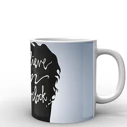 Кухоль GeekLand Шерлок Холмс Sherlock believe SH.002.09 330 мл білий