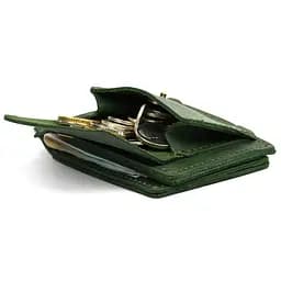 Затискач із монетницею шкіряний зелений Tarwa 11.5х8х1 см acs0032186 - мініатюра 8