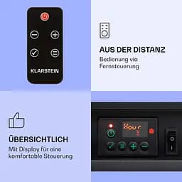 Електричний камін Klarstein Studio 5 Arc 40 м² (10038400) - мініатюра 2