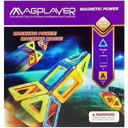 Конструктор Magplayer магнітний набір 20 елементів (MPA-20)