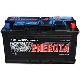 Акумулятор Energia 100Ah Ев (-/+) (800EN) (353х175х190)
