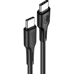 Кабель Usams US-SJ459 USB-C to USB-C 100W 1.2m Black (SJ459USB01) [153970]