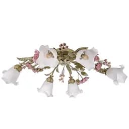 Люстра стельова Brille флористика E14 40W GR (BKL-501S/6)