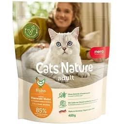 Сухой корм Mera Cats Nature Adult Chiken (Huhn) с курицей для взрослых кошек всех пород 400 г