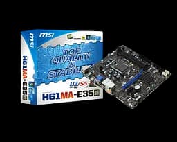Материнська плата MSI H67MA-E35 (B3) LGA 1155 (H67MA-E35 (B3)) Б/В