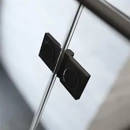 Душові двері Radaway Essenza New Black DWJ 100x200 скло прозоре, ліві (385014-54-01L) - мініатюра 5