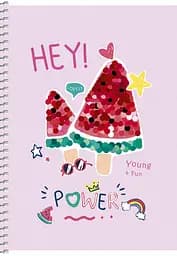 Тетрадь для записей Student А5, в клеточку, спираль, 80 л., Морожено (A5-SC-080-6094K)