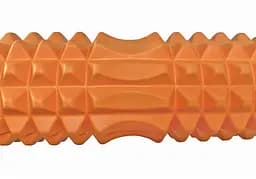Масажний ролик EasyFit Grid Roller 45 см v.2.2 Помаранчевий (EF-2028-OR) - мініатюра 2