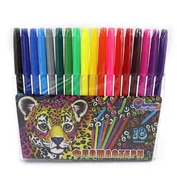 Фломастери Josef Otten Леопарденя 18 кольорів ПВХ