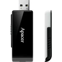 USB флеш-накопичувач Apacer USB AH350 128GB USB 3.2 Black (AP128GAH350B-1) [136940] - мініатюра 3