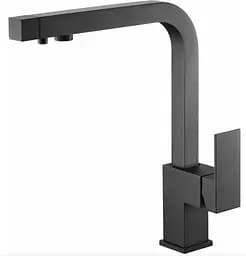 Смеситель для кухни Imex Capri с подключением фильтрованной воды черный матовый GOS002/NG Черный матовый