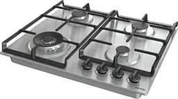 Варильна поверхня газова Gorenje 60 см чугун конфорка Wok нержавіюча сталь - мініатюра 4