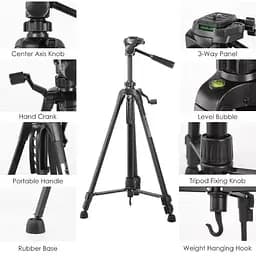 Штатив трипод Weifeng WT-3520 тринога з тримачем PR-KR02 для смартфона - мініатюра 6