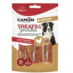 Палочки Camon, Treats & Snacks с курицей и бататом, 11 см, 80 г