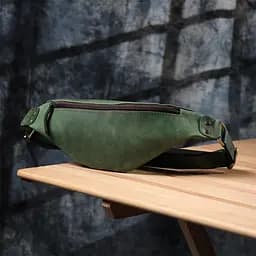 Містка бананка для чоловіків з натуральної вінтажної шкіри SHVIGEL 29х11х4,5 см sum0027467 - мініатюра 8