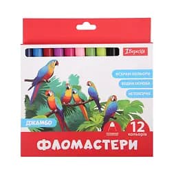 Фломастери 1 Вересня 12 кольорів Classic Jumbo (650592)