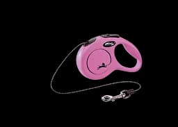 Повідець-рулетка Flexi Classic XS, для собак до 8 кг, трос 3 м, рожевий (CL00C3.251.P.20)