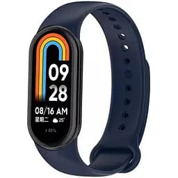Ремінець для фітнес-браслета Lemfo для Xiaomi Mi Band 8 і 9 темно-синій