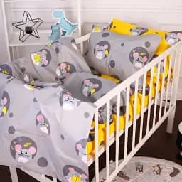 Підковдра MirSon Бязь Kids Time 20-0029 Funny mice 110х140 см (2200009638169) - мініатюра 2