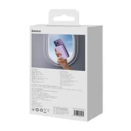 Зовнішній акумулятор бездротовий Baseus Magnetic Mini Wireless Fast Charge Power Bank 20000 mAh 20 W фіолетовий - мініатюра 8