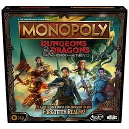 Настольная игра Hasbro Монополия D&D: Честь злодеев (Monopoly Dungeons & Dragons: Honor Among Thieves) (англ.) (F6219UE2)