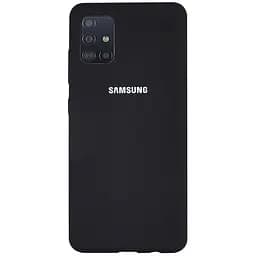 Чехол-накладка Toto Silicone Full Protection Case Samsung Galaxy A51 Black
