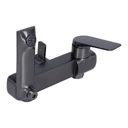 Душова система універсальна Qtap Vlasta New на три споживача (з виливом) QTVLA111GMB45651 Gunmetal Black PVD, Шліфований чорний хром - мініатюра 11