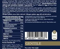 Кекс Gentile Bauletto з вишнею та яблуком 320 г - мініатюра 3