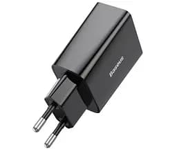 Мережевий зарядний пристрій Baseus Speed Mini PD Charger 20W (CCFS-SN01) Black [67419] - мініатюра 2