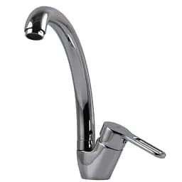 Змішувач для кухні Globus Lux Dolly GLD-0103S хромований з високим виливом для зручності миття посуду