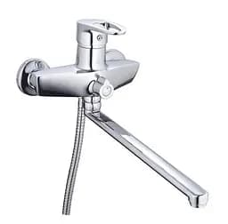 Змішувач для ванни Zegor Z63-NKE-A180 одноважільний з душовим набором Хром 30412