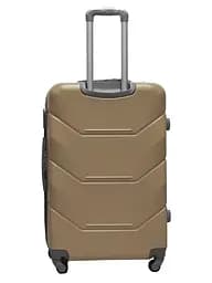 Валіза велика L ABS-пластик Milano bag 147M 76×51×31см 115л Золотий - мініатюра 3