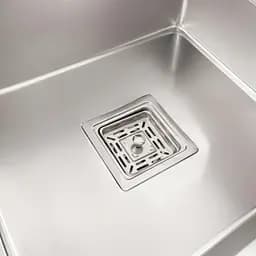 Кухонна мийка Platinum Handmade НSB з нержавіючої сталі 3 мм квадратна 45x45x23 см (SP000037433) - мініатюра 5