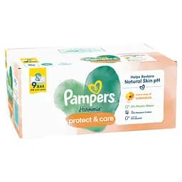 Уцінка. Дитячі вологі серветки Pampers Harmonie Calendula 396 шт. (9 уп. по 44 шт.)  - мініатюра 3