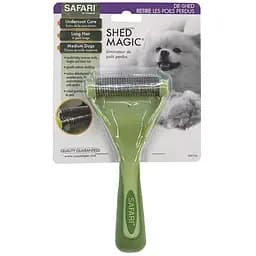 Safari Shed Magic новий інструмент для линяючої шерсті собак середній