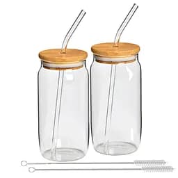 Набір склянок з трубочками Krauff Prime Chef з колекції Лізи Глінської 550 мл 8 предметів (29-305-192)