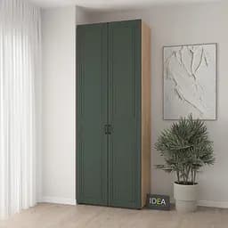 Шафа для одягу з двома штангами С-7.2 Дуб крафт/Камуфляж Idea