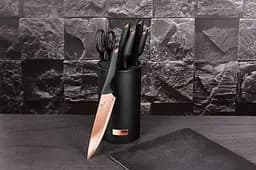 Набір ножів Berlinger Haus Black Rose Collection, чорний з рожевим золотом (BH 2651) - мініатюра 4