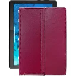 Чехол StatusCASE из экокожи для планшета Lenovo Tab M10 HD Бордовый
