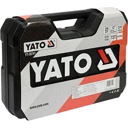Набір головок торцевих Yato квадрат 1/2", М10-32 з інструментами 25 шт. (YT-38741) - мініатюра 3