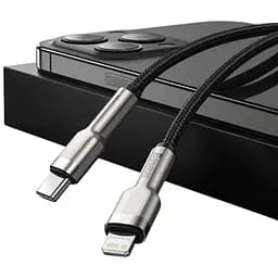 Кабель Baseus Cafule Metal Series Lightning - Type-C 20W для iPhone iPad CATLJK-A01