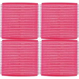 Бігуді для волосся Beauty Line з липучками рожевий 4 шт. (412234)