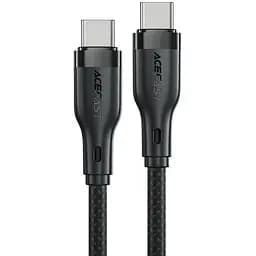 Кабель Acefast C8-03 USB-C to USB-C зарядный кабель для передачи данных черный