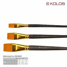 Набір пензлів Kolos 7064 - мініатюра 3