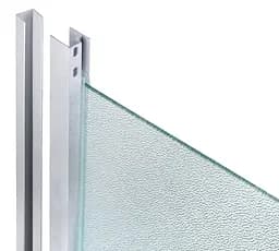 Набір Lidz Душова кабіна Latwa SC80x80.SAT.LOW.FR, напівкругла, скло Frost 4 мм + Душовий піддон Kapielka ST80x80x15 - мініатюра 3