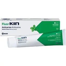 Зубна паста KIN Fluor проти карієсу свіжа м'ята 125 мл