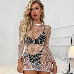 Міні-сукня відкрита та спокуслива S/M/L Білий K0758-2